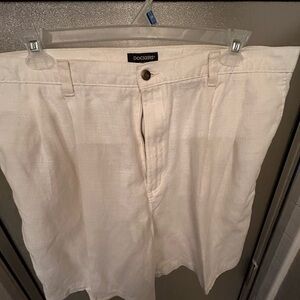 Mens docker short 10 inch inseam khaki